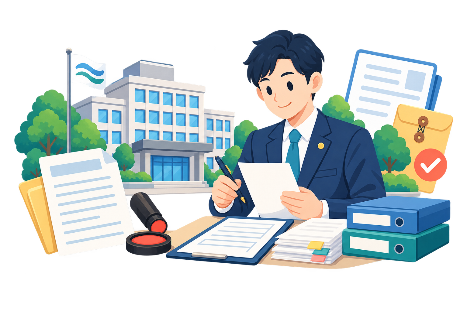 行政書士を学ぶイメージ